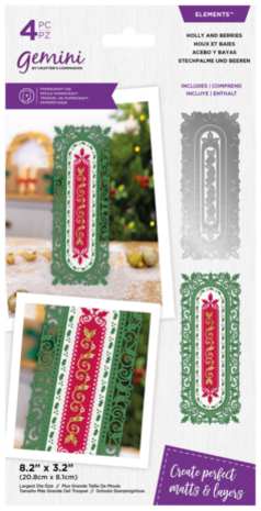 Gemini Christmas Nesting Holly and Berries Elements Dies (GEM-MD-ELE-HABE)
