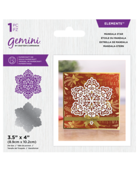 Gemini Christmas Intricate Doily Mandala Star Elements Dies (GEM-MD-ELE-MASTAR)