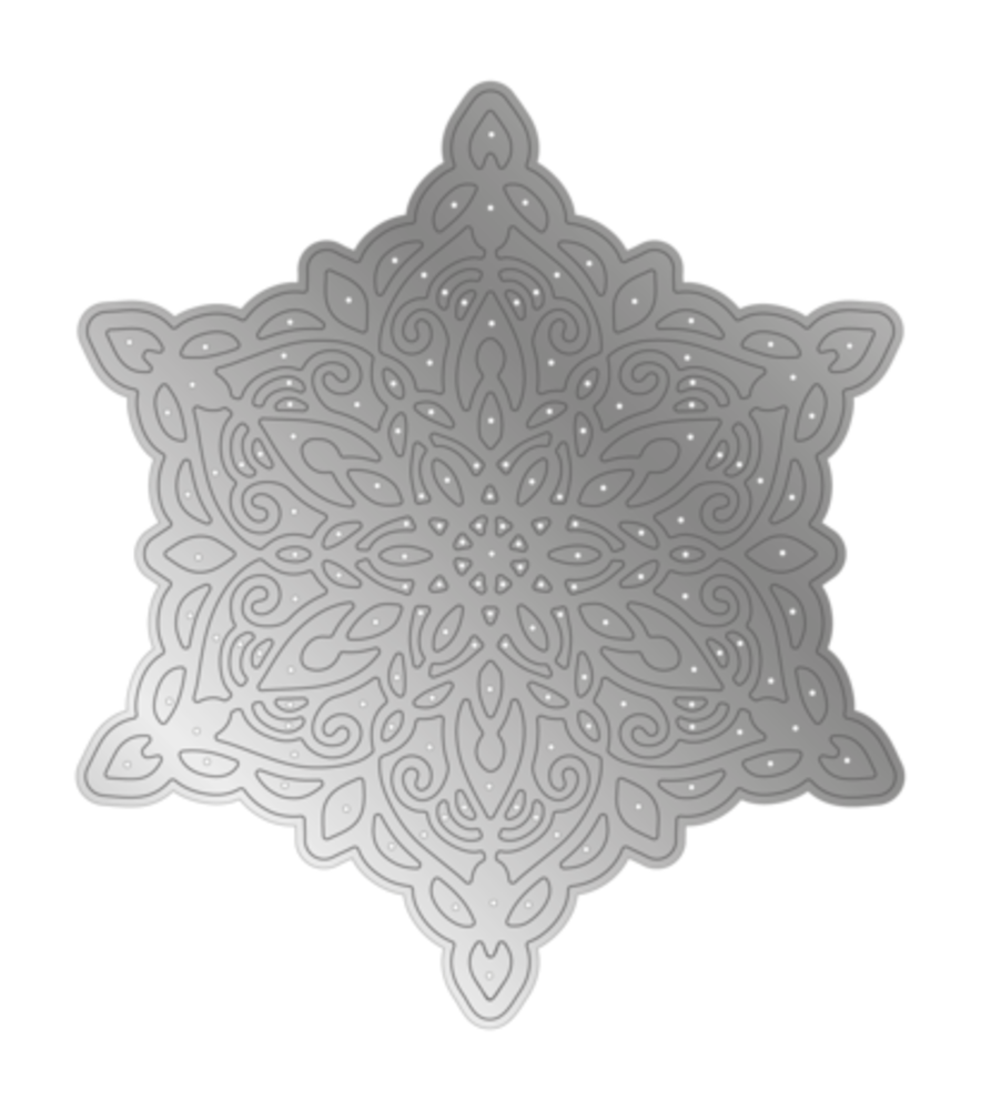 Gemini Christmas Intricate Doily Lace Edge Star Elements Dies (GEM-MD-ELE-LESTAR)