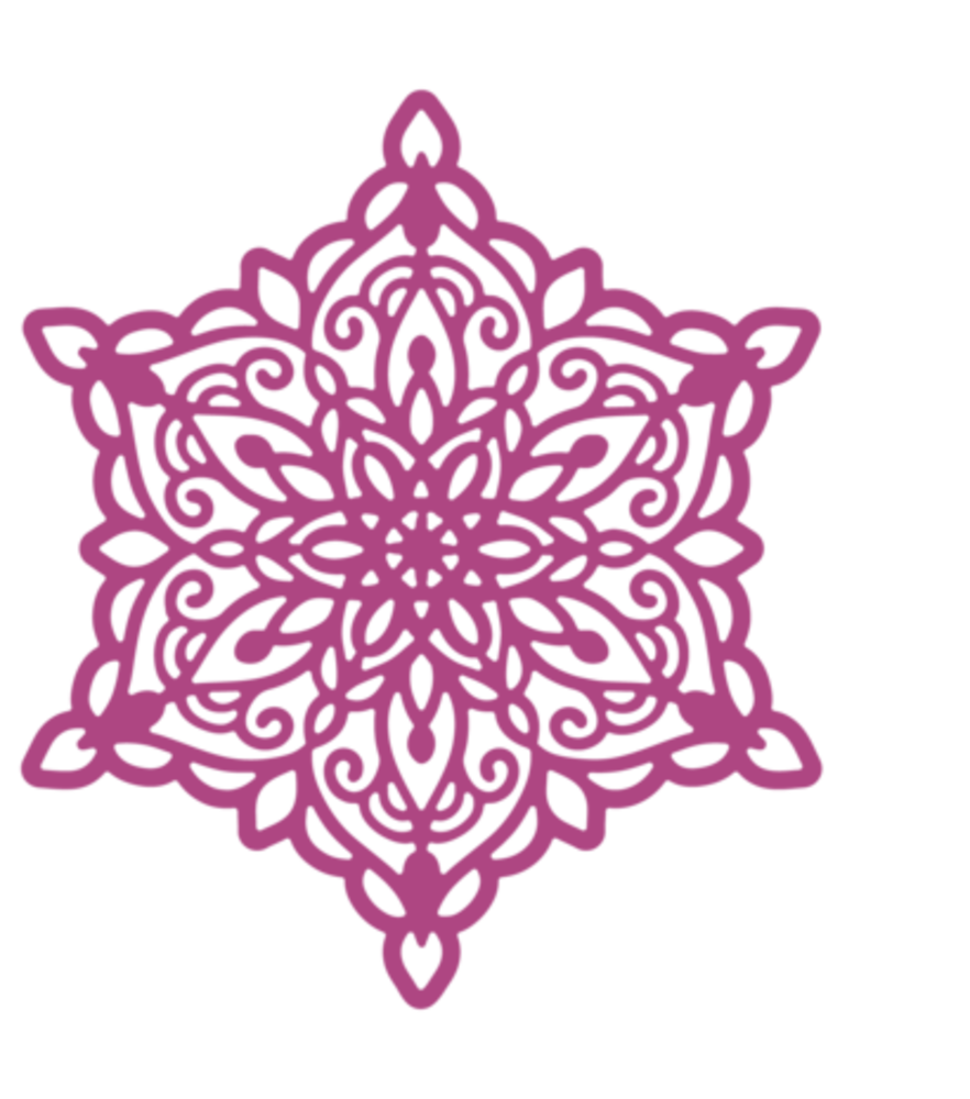 Gemini Christmas Intricate Doily Lace Edge Star Elements Dies (GEM-MD-ELE-LESTAR)