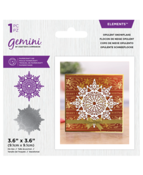 Gemini Christmas Intricate Doily Opulent Snowflake Elements Dies (GEM-MD-ELE-OPSNOW)