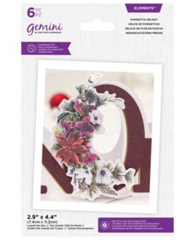 Gemini Floral Poinsettia Delight Elements Dies (GEM-MD-ELE-POIDEL-1) Gemini Floral Poinsettia Delight Elements Dies (GEM-MD-ELE-POIDEL-1)