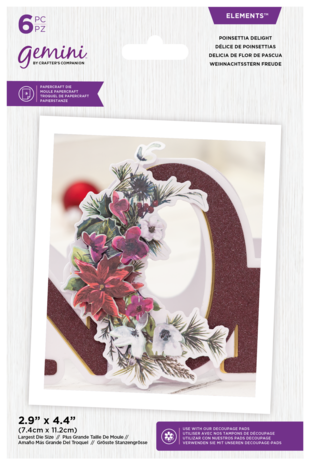 Gemini Floral Poinsettia Delight Elements Dies (GEM-MD-ELE-POIDEL-1) Gemini Floral Poinsettia Delight Elements Dies (GEM-MD-ELE-POIDEL-1)