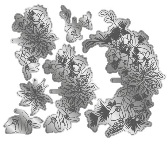 Gemini Floral Poinsettia Delight Elements Dies (GEM-MD-ELE-POIDEL-1) Gemini Floral Poinsettia Delight Elements Dies (GEM-MD-ELE-POIDEL-1)