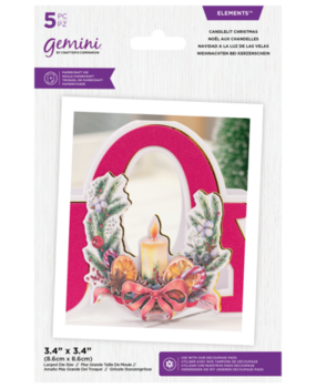Gemini Floral Candlelit Christmas Elements Dies (GEM-MD-ELE-CANCHR)
