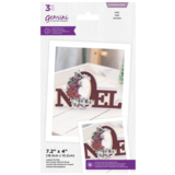 Gemini Floral Shaped Word Noel Expressions Dies (GEM-MD-EXP-SHWNOEL)