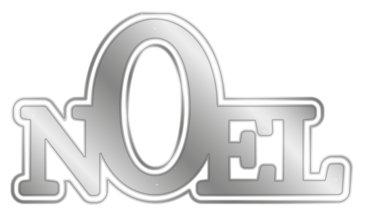 Gemini Floral Shaped Word Noel Expressions Dies (GEM-MD-EXP-SHWNOEL)