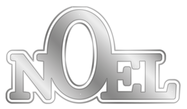 Gemini Floral Shaped Word Noel Expressions Dies (GEM-MD-EXP-SHWNOEL)