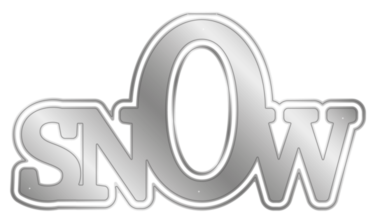 Gemini Floral Shaped Word Snow Expressions Dies (GEM-MD-EXP-SHWSNOW)