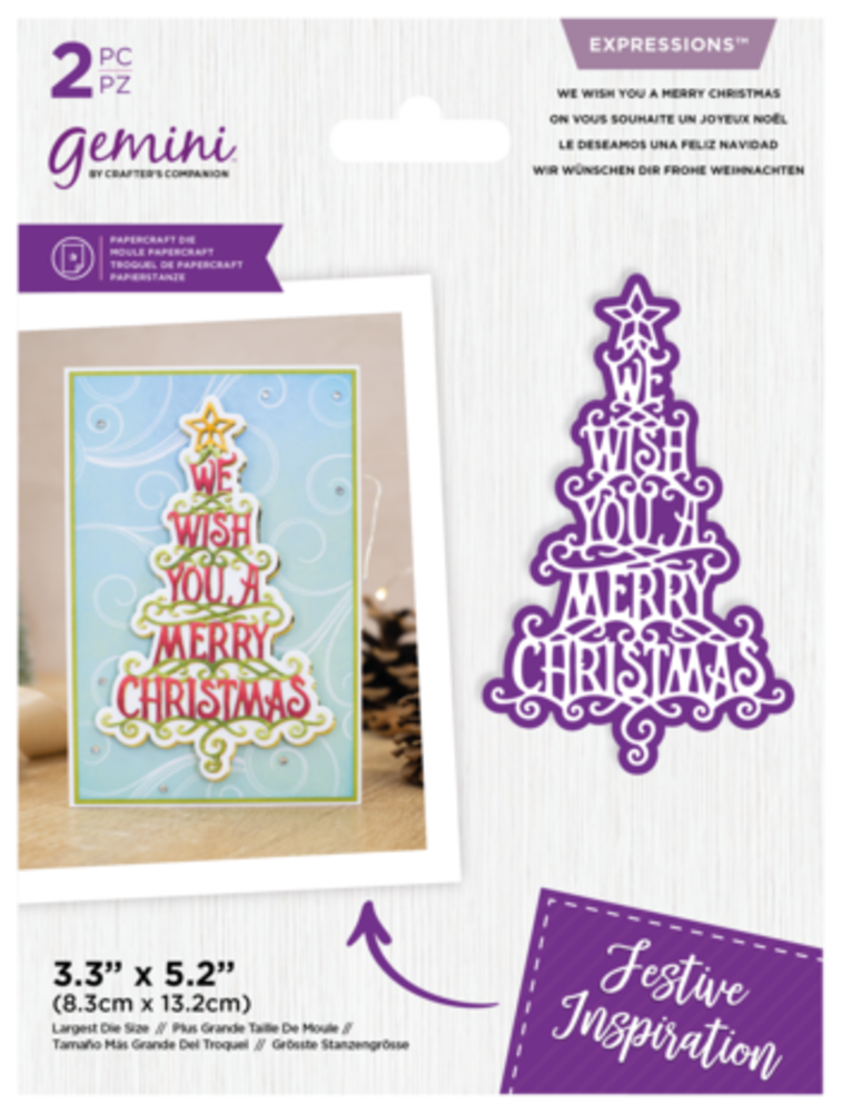 Gemini Intricate Christmas Sentiments We Wish You A Merry Christmas Expressions Dies (GEM-MD-EXP-WWMC) Gemini Intricate Christmas Sentiments We Wish You A Merry Christmas Expressions Dies (GEM-MD-EXP-WWMC)