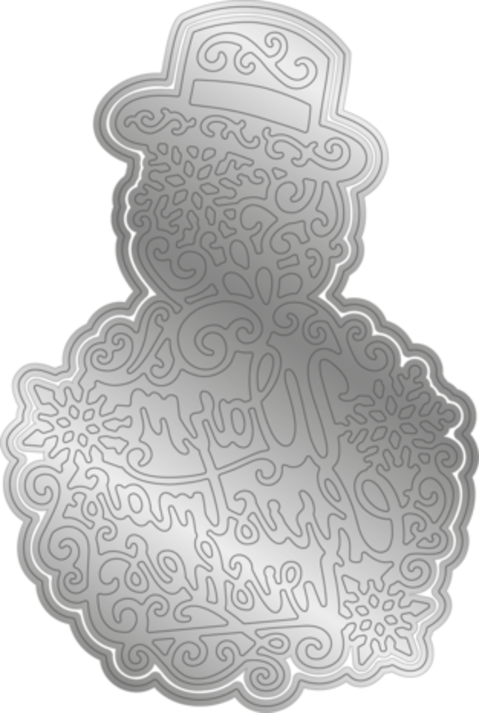 Gemini Intricate Christmas Sentiments Warm Christmas Wishes Expressions Dies (GEM-MD-EXP-WCWI)