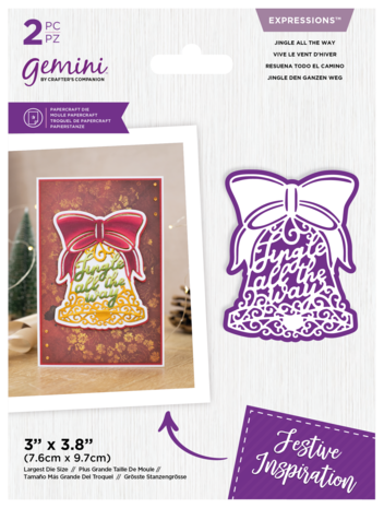 Gemini Intricate Christmas Sentiments Jingle All the Way Expressions Dies (GEM-MD-EXP-JATW) Gemini Intricate Christmas Sentiments Jingle All the Way Expressions Dies (GEM-MD-EXP-JATW)