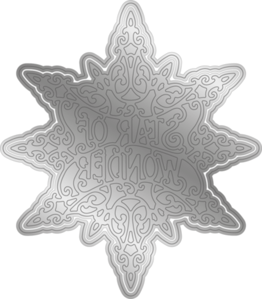Gemini Intricate Christmas Sentiments Star of Wonder Expressions Dies (GEM-MD-EXP-STOW)