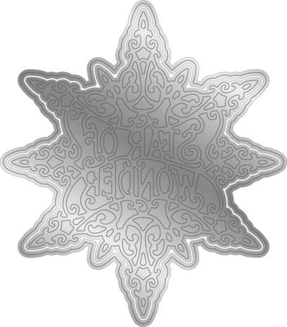Gemini Intricate Christmas Sentiments Star of Wonder Expressions Dies (GEM-MD-EXP-STOW)