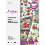Crafter's Companion Winter Joy 9x12 Inch Die-Cut Topper Pad (CC-DTPAD9-WIJO)