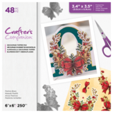 Crafter's Companion Festive Bows 6x6 Inch Decoupage Topper Pad (CC-DTPAD6-FESBOW)