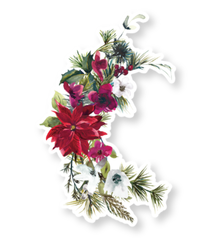 Crafter's Companion Poinsettia Delight 6x6 Inch Decoupage Topper Pad (CC-DTPAD6-POIDEL) Crafter's Companion Poinsettia Delight 6x6 Inch Decoupage Topper Pad (CC-DTPAD6-POIDEL)