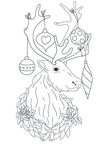 Crafter's Companion Card Front Colouring Pads Merry Christmas To All (CC-COLPAD-MCTA)