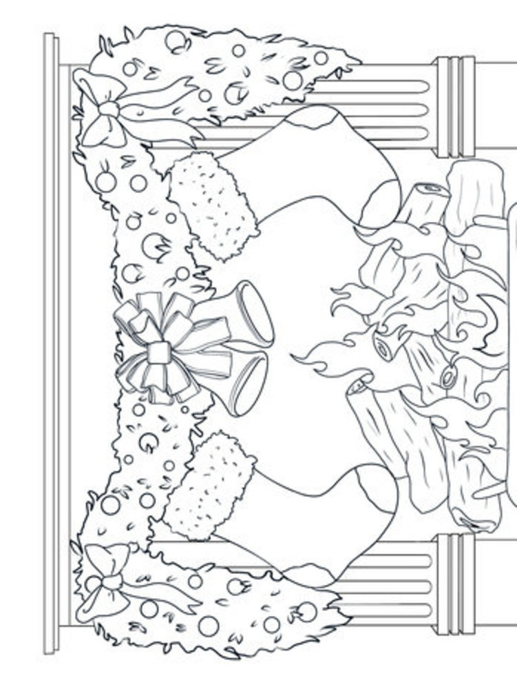 Crafter's Companion Card Front Colouring Pads Merry Christmas To All (CC-COLPAD-MCTA)