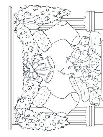 Crafter's Companion Card Front Colouring Pads Merry Christmas To All (CC-COLPAD-MCTA)