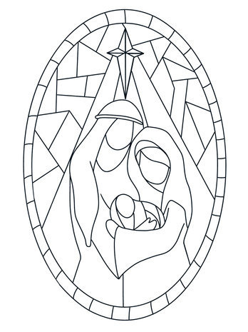 Crafter's Companion Card Front Colouring Pads The Miracle Of Christmas (CC-COLPAD-TMOC)