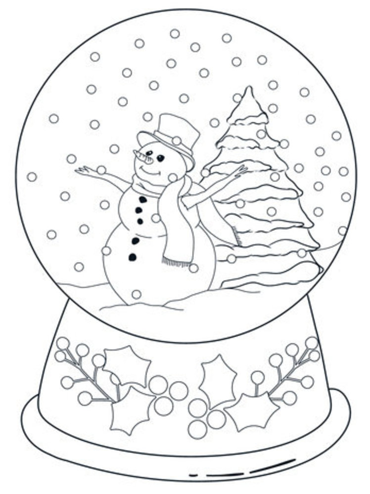 Crafter's Companion Card Front Colouring Pads Winter Scenes (CC-COLPAD-WISC)