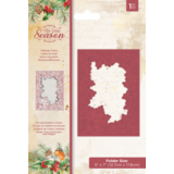 Crafter's Companion Tis the Season Yuletide Frame 5x7 Inch Cut & Emboss Folder (TTS-CEF5-YULFR)