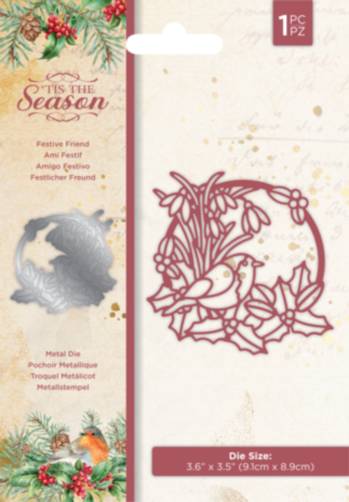 Crafter's Companion Tis the Season Festive Friend Die (TTS-MD-FESFRI)