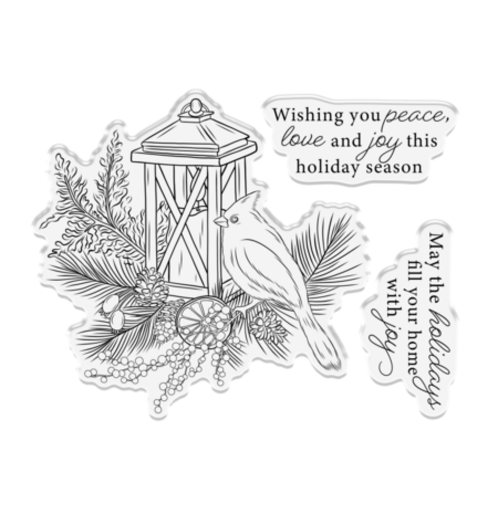 Crafter's Companion Tis the Season Stamp & Die Holiday Wishes (TTS-STD-HOLWISH)