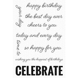 My Favorite Things Celebrate Big Clear Stamps (CS-707)