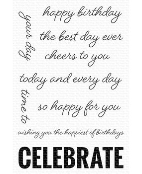 My Favorite Things Celebrate Big Clear Stamps (CS-707)