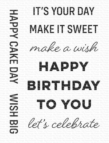 My Favorite Things Essential Birthday Messages Clear Stamps (CS-709) My Favorite Things Essential Birthday Messages Clear Stamps (CS-709)