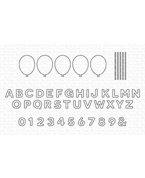 My Favorite Things Die-namics Balloon Alphabet and Numbers (MFT-2345) My Favorite Things Die-namics Balloon Alphabet and Numbers (MFT-2345)