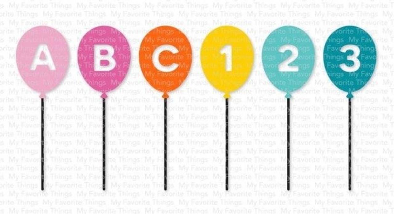 My Favorite Things Die-namics Balloon Alphabet and Numbers (MFT-2345) My Favorite Things Die-namics Balloon Alphabet and Numbers (MFT-2345)