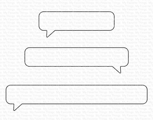 My Favorite Things Die-namics Essential Speech Bubbles (MFT-2350)
