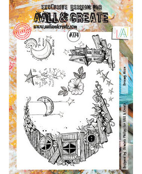 AALL and Create Clear Stamp Set A4 Dreamy Moon (AALL-TP-774) AALL and Create Clear Stamp Set A4 Dreamy Moon (AALL-TP-774)