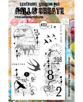 AALL and Create Clear Stamp Set A5 Fully Fledged (AALL-TP-751)