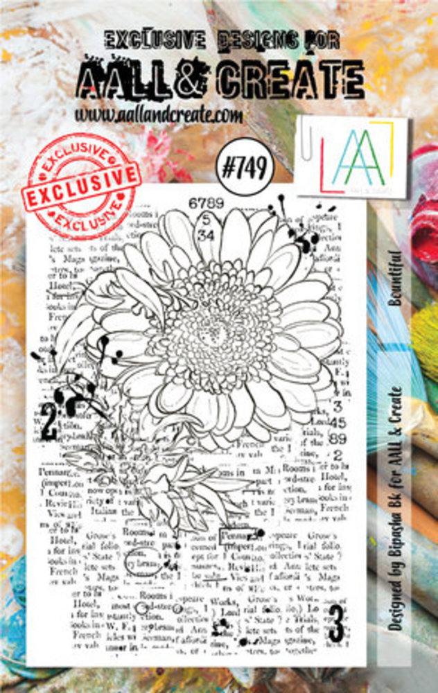 AALL and Create Clear Stamp Set A7 Bountiful (AALL-TP-749)