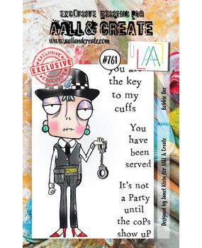 AALL and Create Clear Stamp Set A7 Bobbie Dee (AALL-TP-761)