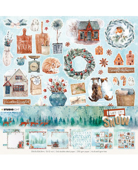 Studio Light Let It Snow 12x12 Inch Paper Pack (SL-LIS-PS08) Studio Light Let It Snow 12x12 Inch Paper Pack (SL-LIS-PS08)