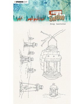 Studio Light Let It Snow Clear Stamps Cozy Lanterns (SL-LIS-STAMP266)