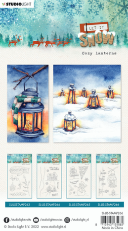 Studio Light Let It Snow Clear Stamps Cozy Lanterns (SL-LIS-STAMP266) Studio Light Let It Snow Clear Stamps Cozy Lanterns (SL-LIS-STAMP266)