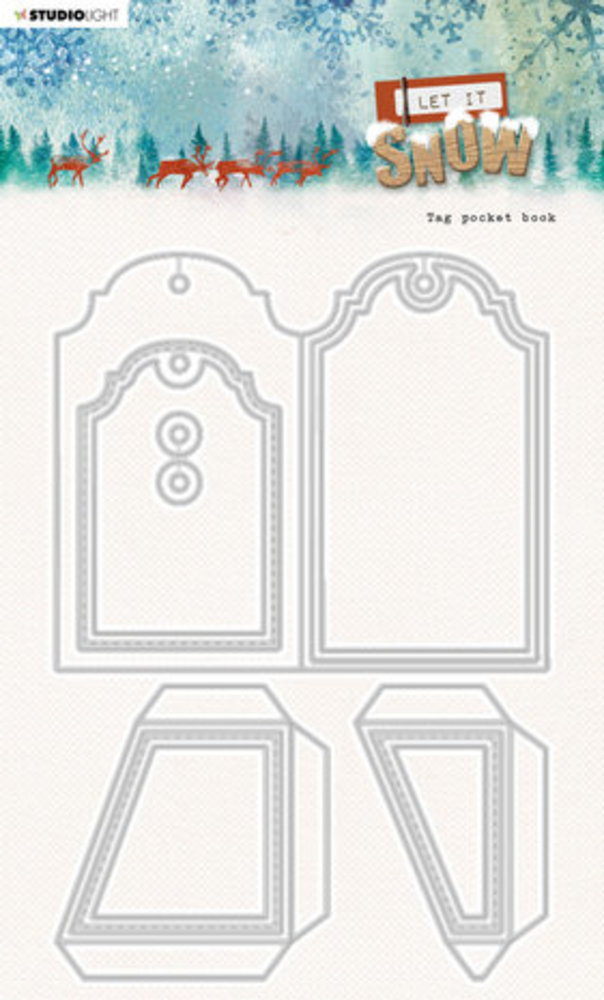 Studio Light Let It Snow Snijmal Tag Pocket Book (SL-LIS-CD377) Studio Light Let It Snow Snijmal Tag Pocket Book (SL-LIS-CD377)