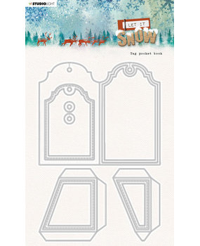 Studio Light Let It Snow Snijmal Tag Pocket Book (SL-LIS-CD377)* Studio Light Let It Snow Snijmal Tag Pocket Book (SL-LIS-CD377)*
