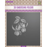 Nellie Snellen Fuchsia 3D Embossing Folder (EF3D055)