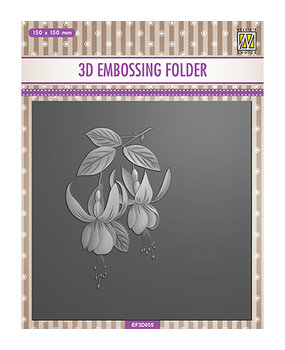 Nellie Snellen Fuchsia 3D Embossing Folder (EF3D055) Nellie Snellen Fuchsia 3D Embossing Folder (EF3D055)