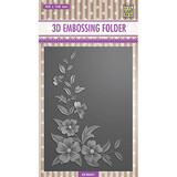 Nellie Snellen Flower Corner 2 3D Embossing Folder (EF3D057)