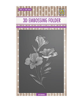 Nellie Snellen Orchid 3D Embossing Folder (EF3D059) Nellie Snellen Orchid 3D Embossing Folder (EF3D059)