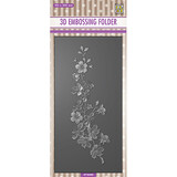 Nellie Snellen Slimline Blossom 3D Embossing Folder (EF3D060)