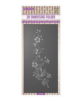 Nellie Snellen Slimline Blossom 3D Embossing Folder (EF3D060) Nellie Snellen Slimline Blossom 3D Embossing Folder (EF3D060)